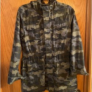 Girls Yxl Camo Jacket